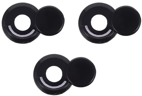 Toddmomy 3 piezas Cubierta Deslizante para Webcam Tapa Protectora de Privacidad para Portátil y Tablet Adhesivo Seguro Fácil de Usar Color Blanco