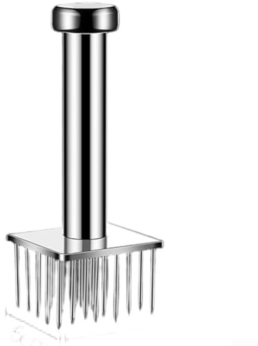 Ablandador de carne, aguja de acero inoxidable 304 con 19, 25, 18, 28 agujas, herramienta de cocina extendida, mazo suavizante de carne que ahorra mano de obra (cuadrado, 28 pines)