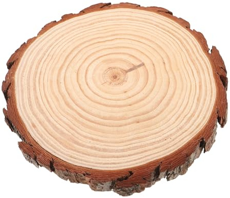 BESPORTBLE Weather-resistant Wooden Stepping Stones Thick Outdoor Wood Walkway Slabs for Garden Lawn Low Maintenance Natural Wood Chips for Patio Pathway Safety and Crafting