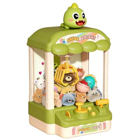 Candy Catcher Dispenser - Jeu de machine à griffes miniature - Jouet dinosaure amusant - Animation pour fête d'anniversaire au club scolaire, soirée familiale à la garderie, activités de loisirs