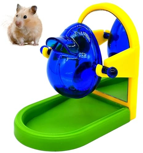 Juguetes para hámster, juguetes para ratas Crecimiento de inteligencia interactiva Enriquecimiento para hámster Alimentador lento Suministros para mascotas con jaula Tornillo fijo Forrajeo para pájar