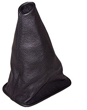 Gear Stick Gaiter Black Genuine Leather