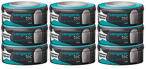 Tommee tippee recharges x9 sangenic tec mégapack