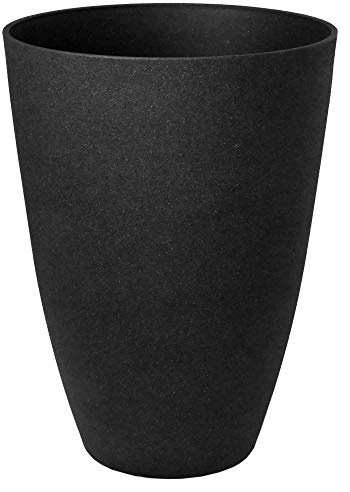 Gartenpirat Pflanzkübel groß Ø 40 Höhe 55 cm Kunststoff Topf Farbe anthrazit