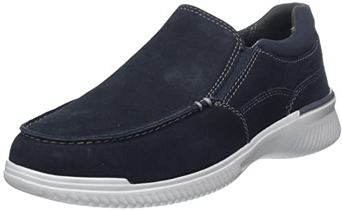 Clarks Homme Donaway Free Mocassin, Navy Waxy, 41.5 EU