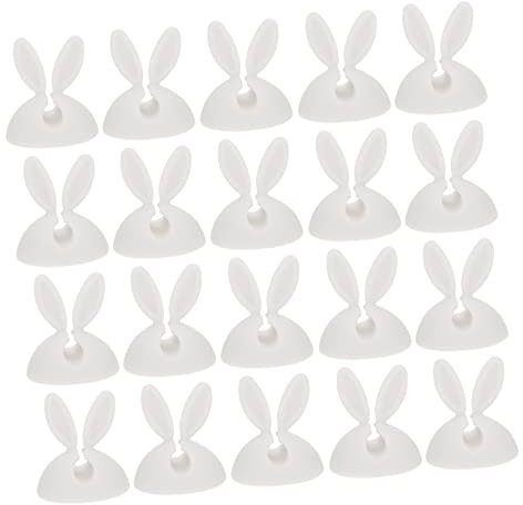 Supvox 20stücke Kabelhalter Ein Selbstklebend Kabelmanagement Organizer Tpr Material Elastisch Stoßfest Für Schreibtisch Küche Kabelclips Zugentlastung Ohne Bohren
