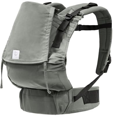 Stokke Limas Babytrage Flex, Glacier Green (OCS) - Full Buckle Babytrage - Drei Trageoptionen - Sicher für Babys von 1 Monat / 4 kg bis 20 kg