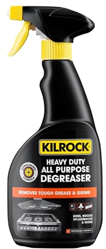 500ml Heavy Duty All Purpose Degreaser Spray - Powerful Cleaner for Grease on Kitchens, Bathrooms, Fabrics, Carpets, Plastics, Engines, and Machinery
