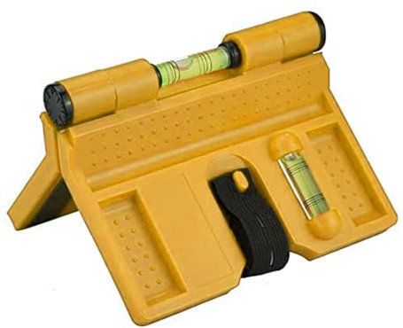 Nivel de Burbuja Ajustable para Medición y Nivelación de Tuberías, Postes y Vigas - Angular y Espiritual