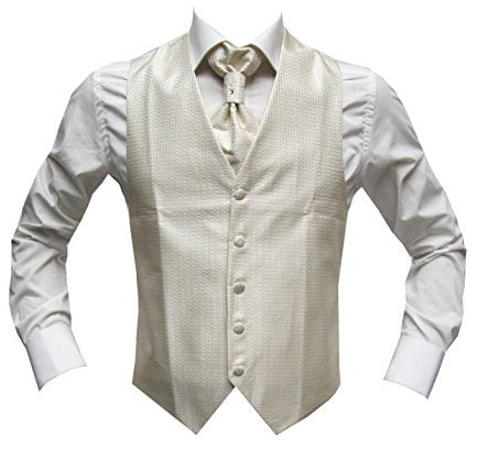 MMUGA Hochzeit westen Set New York mit Plastron Creme 66