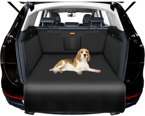 BFRDGE Kofferraumschutz für Hunde, für Peugeot Rifter L2 5-Sitze 2019-2024 Kofferraumabdeckung mit Stoßstange und Seitenschutz, wasserdicht und rutschfest
