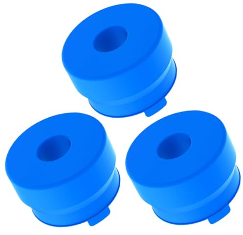 Toddmomy 3 tapas de silicona para depósitos de agua para cubos y bidones herméticos y flexibles, reutilizables, cierre práctico para accesorios de depósito de agua