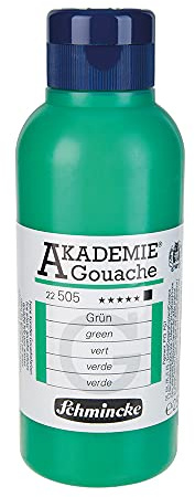 Schmincke – AKADEMIE® Gouache - feine Künstler-Gouache, Grün - 250 ml