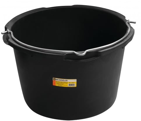 Bac Malaxeur 40 L avec Anse – Bac de Mélange Polyvalent pour Chantier, Maçonnerie, Peinture et Bricolage – Résistant, Léger et Ergonomique
