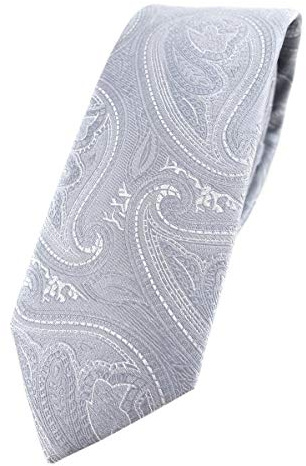 TigerTie schmale Designer Krawatte paisley gemustert - Binder Tie