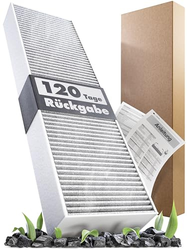 A&M® Aktivkohlefilter für Puakf und Bora Pure Dunstabzugshaube | Hochwertiger Aktivkohlefilter für Puru oder Puxu Kochfeld mit Umluft