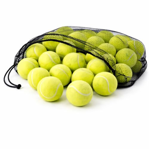 Aspect 24 Ball, Pressure less Training Exercise Balls with Easy Transport bag, Soft Rubber ball Perfect for Beginners Training Lessons Pet Dog Playing balls