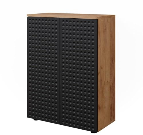 Vicco Midischrank Irma, Goldkraft Eiche/Grün, 60 x 81 cm | zur Aufbewahrung im Bad und kombinierbar mit Irma-Serie