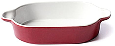 Ceramic Baking Dish Heat-resistant Lasagna Baking Dish with Handles Casserole Dish Reusable Mini Casserole Dish Multipurpose Lasagna Pan Deep for Roasting Baking