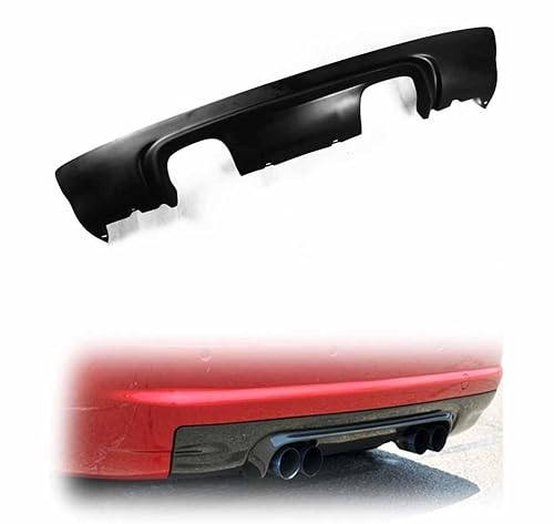MINGRUILIHAI Heckstoßstange Diffusor Lippe für BMW E46 M3 2001-2006, Auto Heckdiffusor Splitter Spoiler Diffusorlippe ABS Heckschürzen Heckspoiler Zubehör