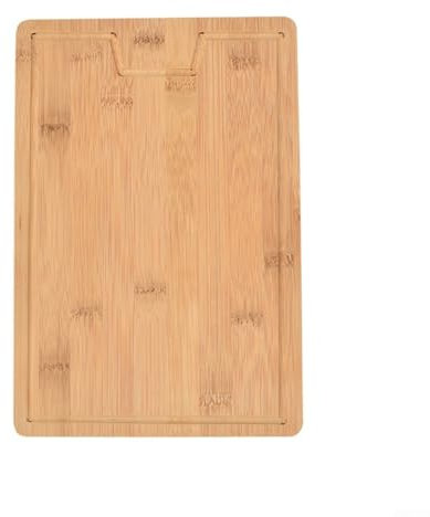HEBEOT Schneidebrett aus Holz, nachhaltiges Schneidebrett aus Holz für die Zubereitung von Lebensmitteln und Charcuterie (F)