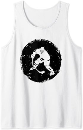 Eishockeyspieler Skizze Eissport Eishockeyfeld Tank Top