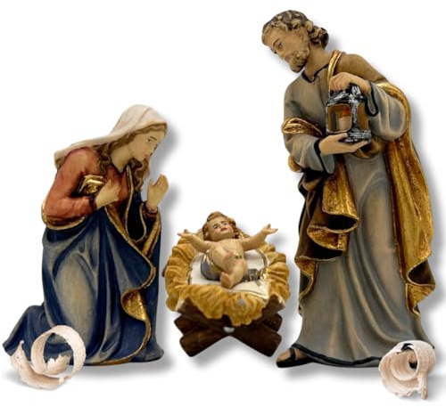 Akantus Kostner Krippenfiguren aus Holz: Heilige Familie (8)