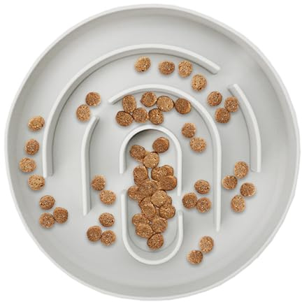 Gamelle Anti-Glouton pour Chat | Bol à Nourriture Humide Antiglouton pour Chat,Plat Antidérapant pour Intérieur Chambre Salon Alimentation Saine
