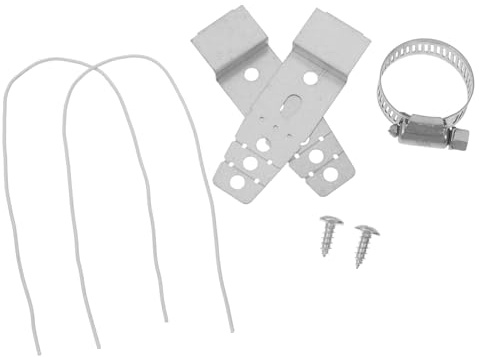 NUOBESTY Kit Di Fissaggio Per Lavastoviglie Staffe Di Montaggio Per Piano Di Lavoro Clip Di Montaggio Per Lavastoviglie Kit Di Installazione Metallo Supporto Robusto Riduzione Rumore e