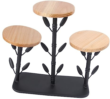 Abaodam Iron Art Storage Rack Decorative Plant Stand Flower Pot Holder Candlestick Support Home Decor