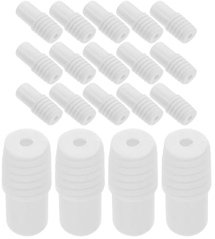 NIYANGLE 20 Stück Gewindeverbinder für Besenstiele Kunststoff Adapter für Mopp und Besenstiel Verbindung Kompatibel mit Reinigungsgeräten Stabile Verbindung