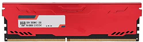 Módulo de Memoria de Escritorio DDR4 XMP Módulo RAM de Alto Rendimiento de 3600 MHz para PC para Juegos Carcasa de aleación de Aluminio Color Rojo 1 Pieza (8GB)