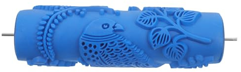 Tofficu Rullo per Vernice Decorativa Murale 7 Pollici in Gomma per Pittura Testurizzata e Cartongesso, Rullo di Vernice Strutturato per Decorazioni Parete, Strumento Professionale