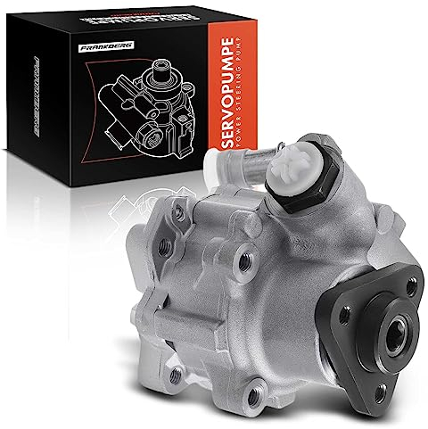 Frankberg Pompa servo idraulica sterzo senza pulegge compatibile con 5 E60 E61 520 525 530 2.2L-3.0L 2001-2010 benzina Replace# 32416766190