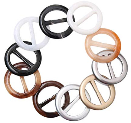 20 Stück Seiden-Schal-Ring-Clips für Hemden, Krawattenringe, Broschen und für Damen, Hemd-Clip-Ring, T-Shirt-Clips für Frauen, rundes Kopftuch, Schnalle, runder Schal-Clip, Rollnadel,