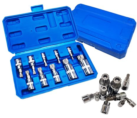 Juego de llaves de vaso multidiente M4 – M18 – 1/2'', 1/4'', 3/8''