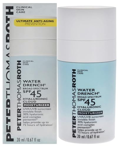 Peter Thomas Roth Water Drench Broad Spectrum SPF 45 Hyaluronic Cloud Moisturizer, 0,67 oz.