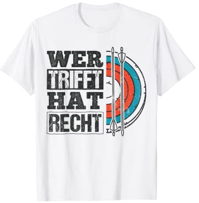 Bogenschütze Bogenschießen Bogensport Geschenk T-Shirt