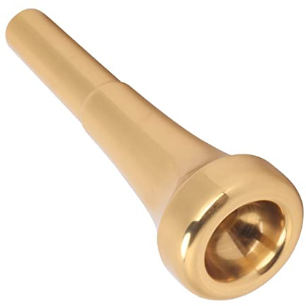 Trompetenmundstück aus Messing Gold Heller Ton Trompetenzubehör 3C 5C 7C für Anfänger und Profis(5C)