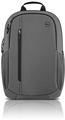 Dell CP4523G Ecoloop Urban Mochila, hasta 15 pulgadas, asa de transporte superior, correas de hombro curvas, gris