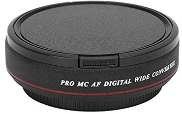 Annadue 62mm 0.45X Wide Angle Lens, Black, Aluminum Alloy + Optical Glass, Enhancing Effect, CAMERA_LENS_FILTERS