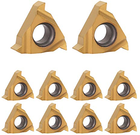10Pcs 11Er A60 1/4 carburo 11Er A60, 11Era60 Inserto Lama Tornio CNC Utensile per Tornitura