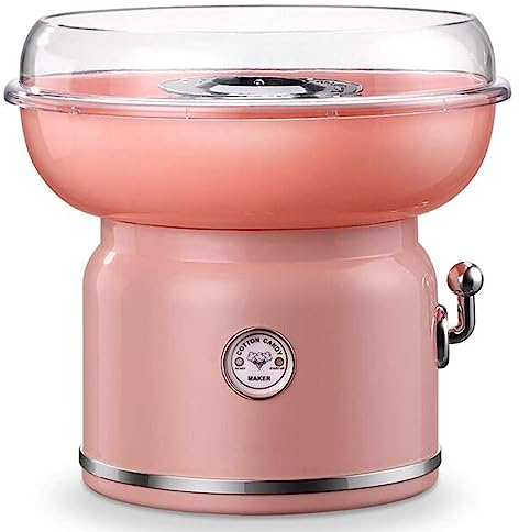 UZIAH Cotton Candy Maker, Professional Candy Floss Machine, Household Sugar Hard Candy Floss Maker, for Kids Birthday Party Festival Gift,Pink