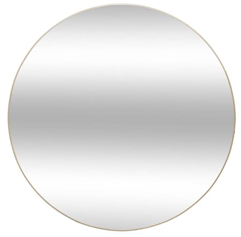 Atmosphera - Spiegel Alice Holz & Metall - Gold - D.110 cm - Gold
