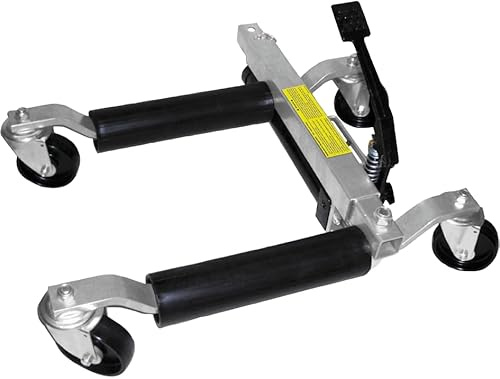 KUNZER 7GJ01.1 Hydraulische Rangierhilfe, bis 680 kg, 30 cm, 19 Zoll, mit Fußpedal | Leicht, gedämmte Auflagefläche, Anheben, Rangieren, rollbar