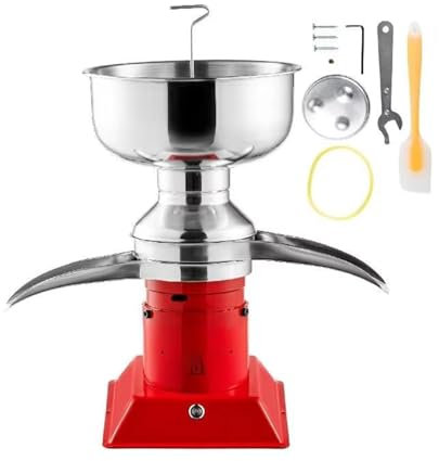 50L/H Electric Milk Cream Separator Commercial Stainless Steel Centrifugal Skimmer Household Butter Milk Skimming Machine