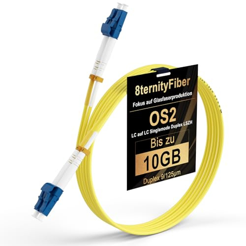 8ternityFiber OS2 LC auf LC Duplex 5 m