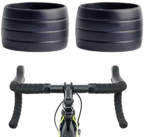 Duroecsain Anneau de maintien pour guidon - Revêtement de poignée antidérapant - Poignées de vélo - Manchettes de fixation pour vélo
