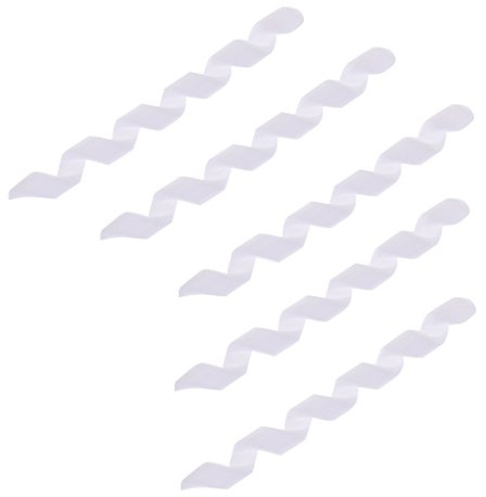 CRDARAAV 5 Pcs Bicycle Brake Cable Housing Protector Bike Cable Spiral Sleeves White