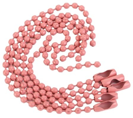 AMENGJ Kugelkette Bunte Kugelketten (12 cm x 2,4 mm) – passend for Schlüsselanhänger/Etiketten und Anhänger ideal for Schmuckherstellung DIY-Accessoires(Color 11,10Pcs)
